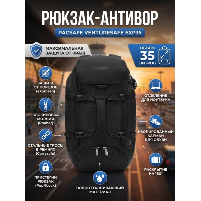 ������ � ������ ����� ������� Pacsafe Venturesafe EXP35 ������
