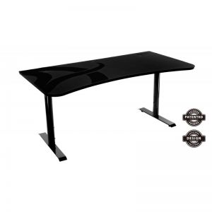     Arozzi Arena Gaming Desk  Dark Grey, one box