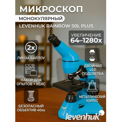 ��������� ������������ Levenhuk Rainbow 50L PLUS Azure/������